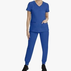 Women's Healing Hands Scrub Tops-4 Tops